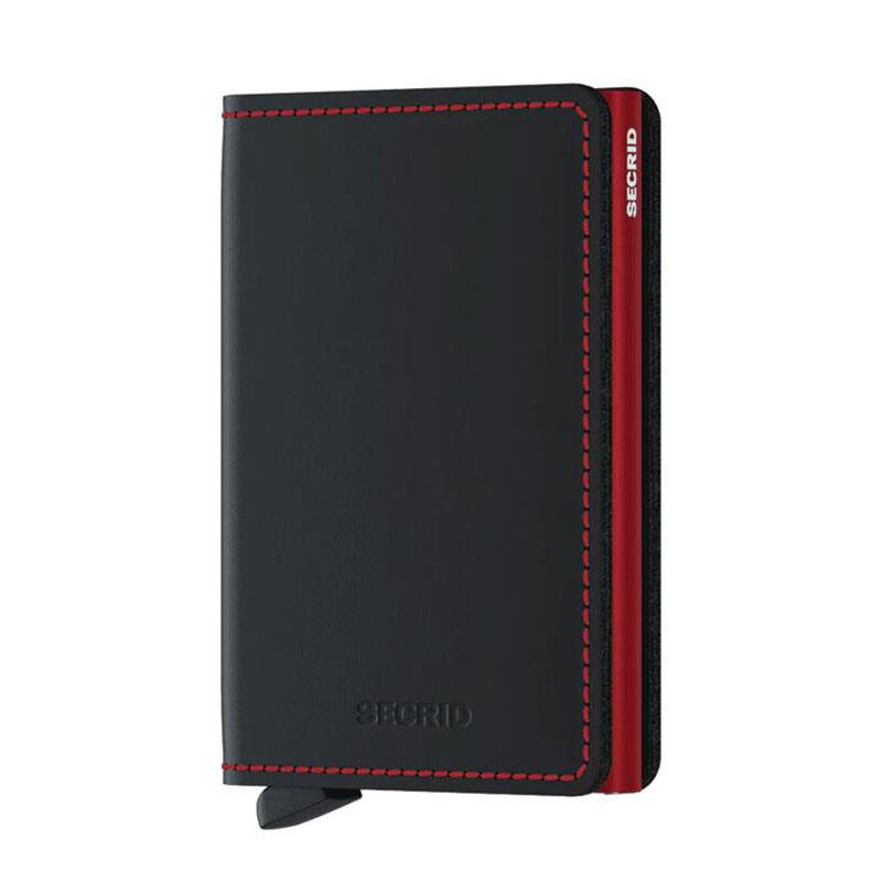 Secrid Slimwallet Matte Black & Red image number 0